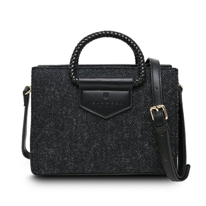 Arran Tasche Black Herringbone