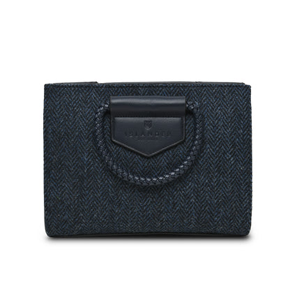 Arran Tasche Navy Herringbone