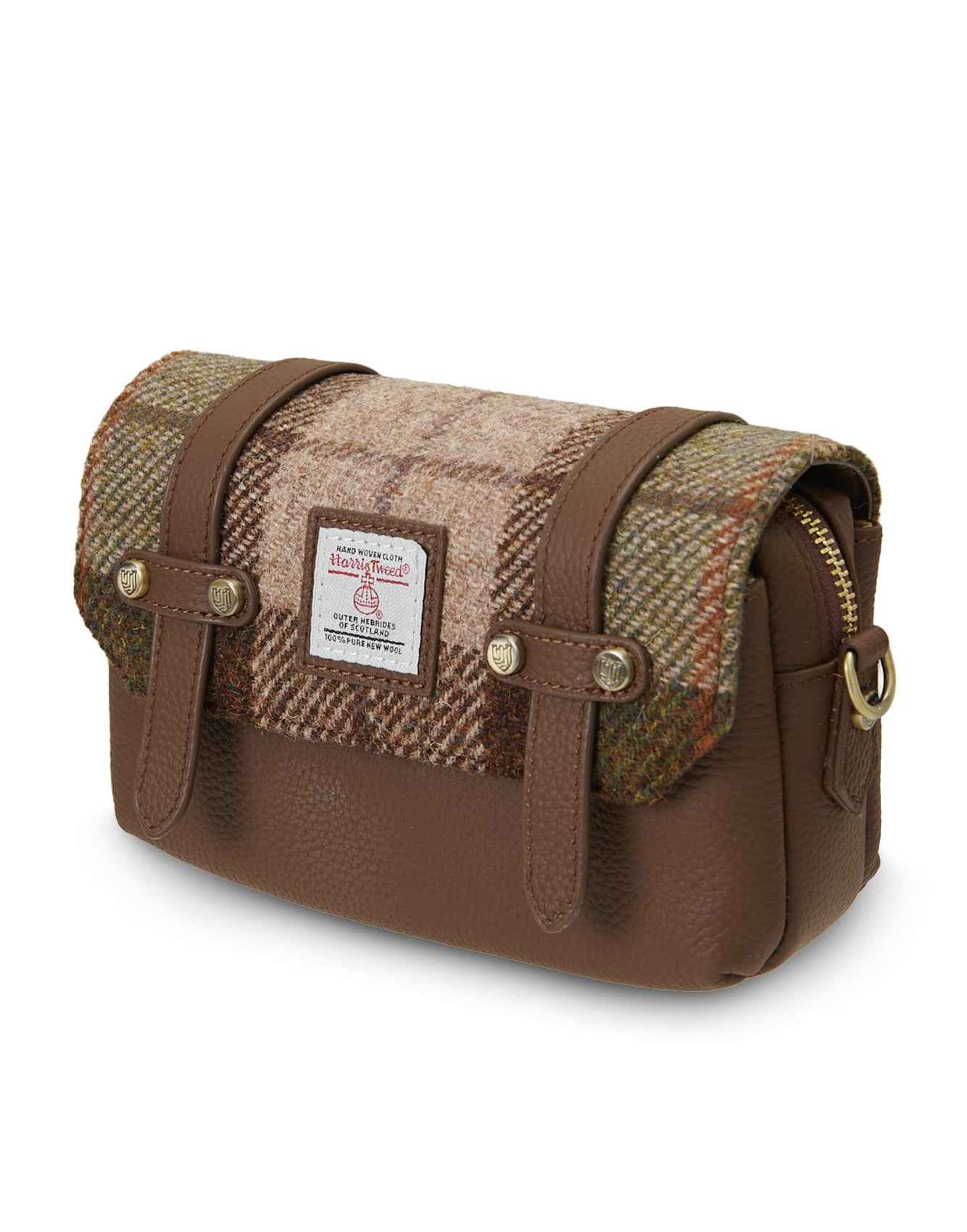 The Skye Leather Chestnut Tartan