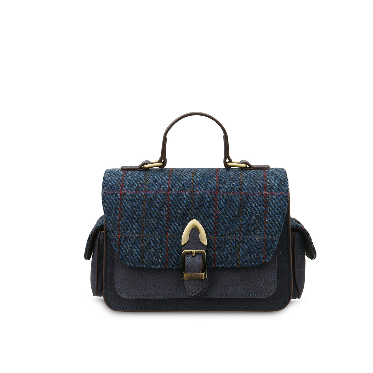 The Melrose Crossbody Navy Over-Check