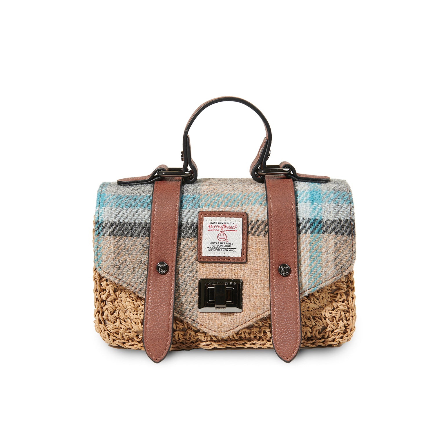 The Mini Straw Satchel Islander