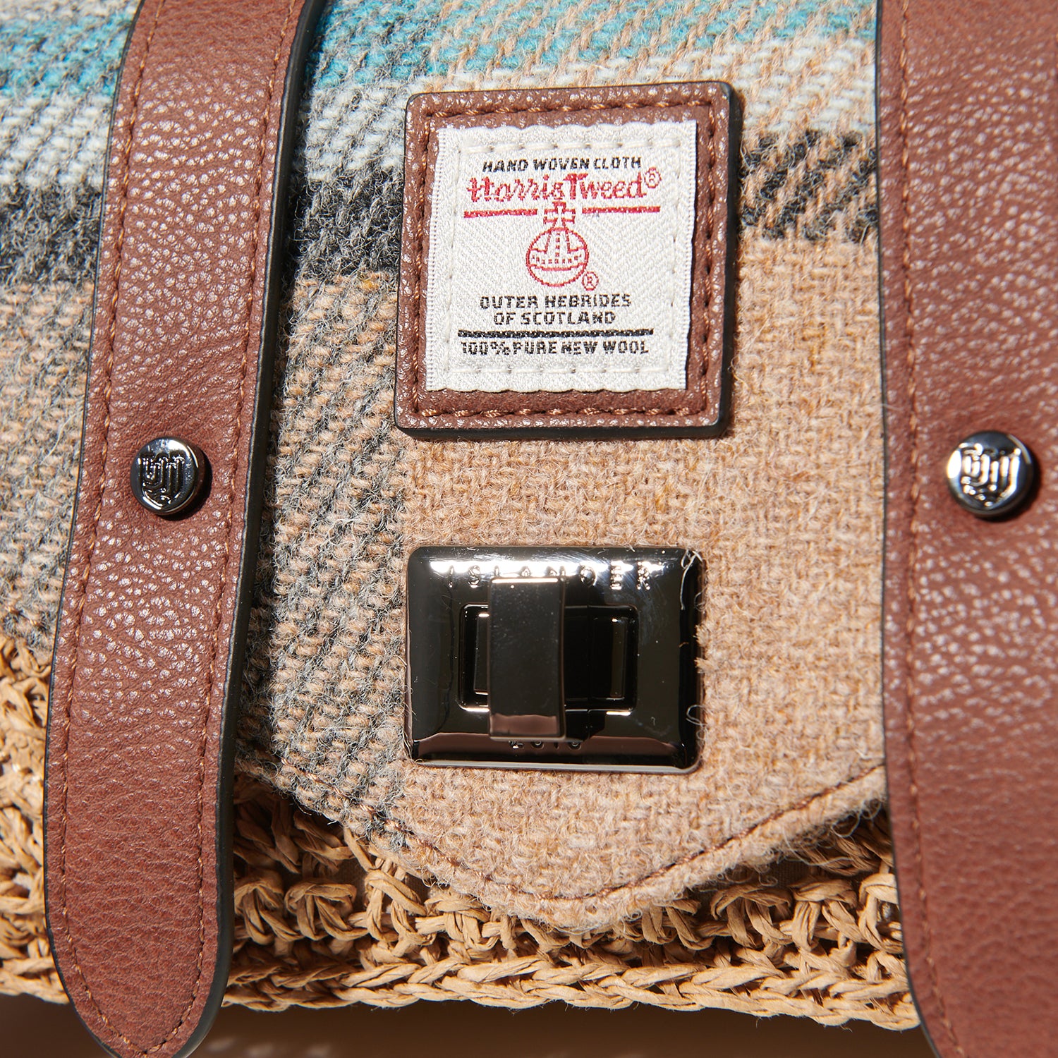 The Mini Straw Satchel Islander