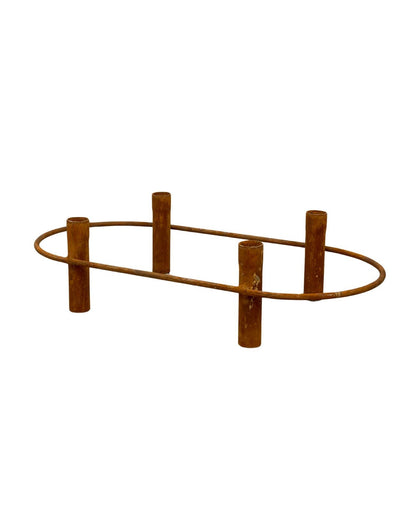 Kerzenhalter LISE für 4 Stabkerzen - RUSTIC IRON