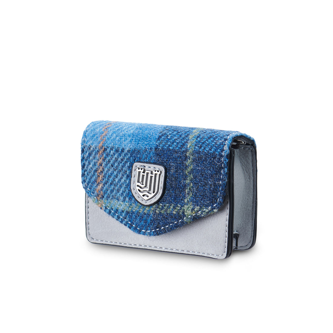 The Card Case Blue Tartan