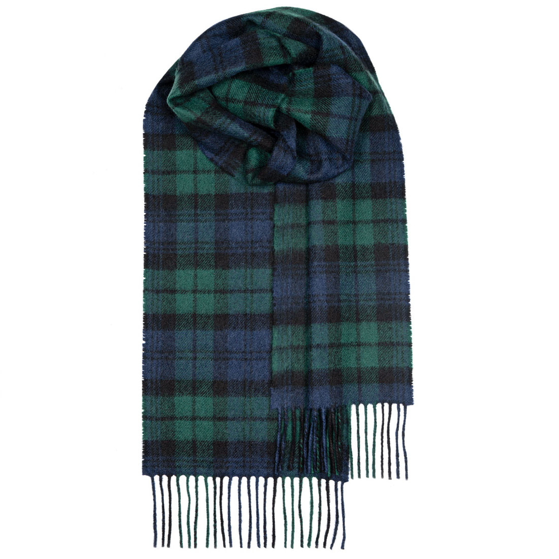 Bowhill Lambswool Schal Black Watch Modern