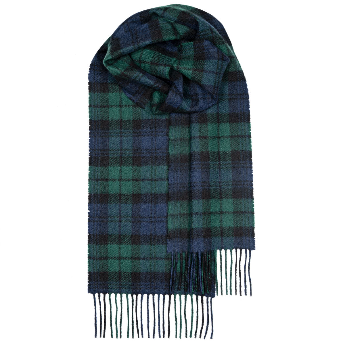 Bowhill Lambswool Schal Black Watch Modern