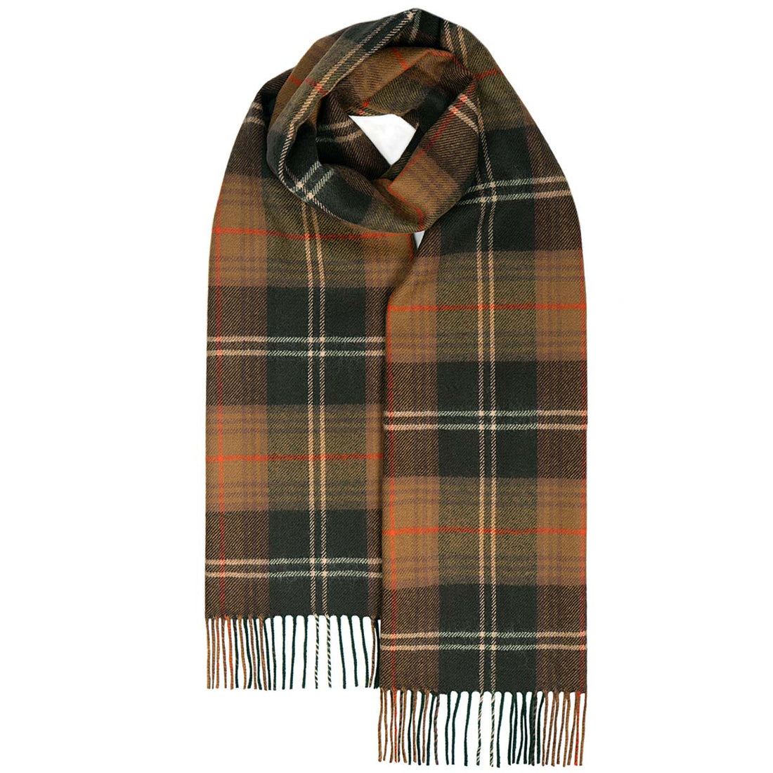 Darwin Chisholm Hunting Brown Oversized Lambswool Schal