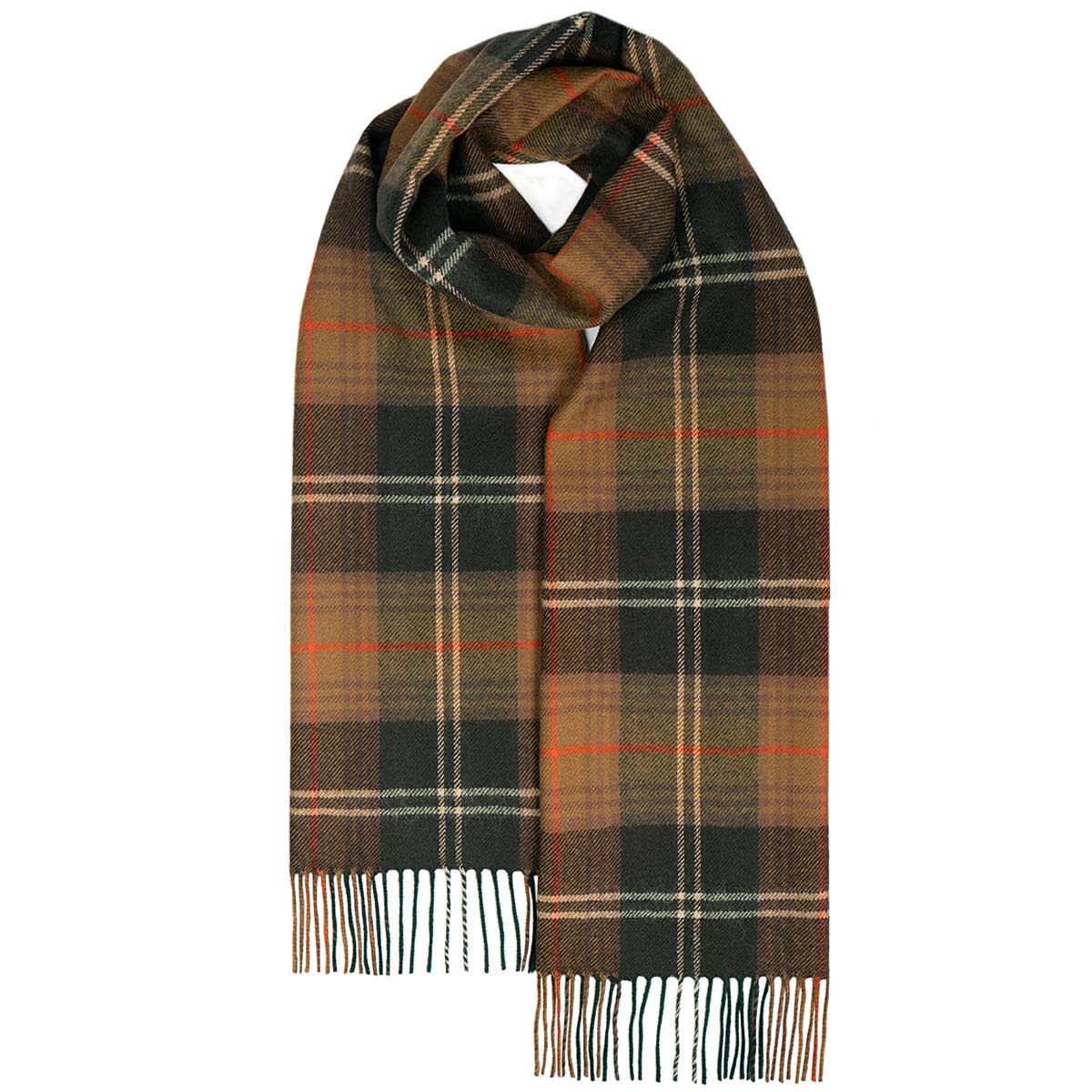 Darwin Chisholm Hunting Brown Oversized Lambswool Schal
