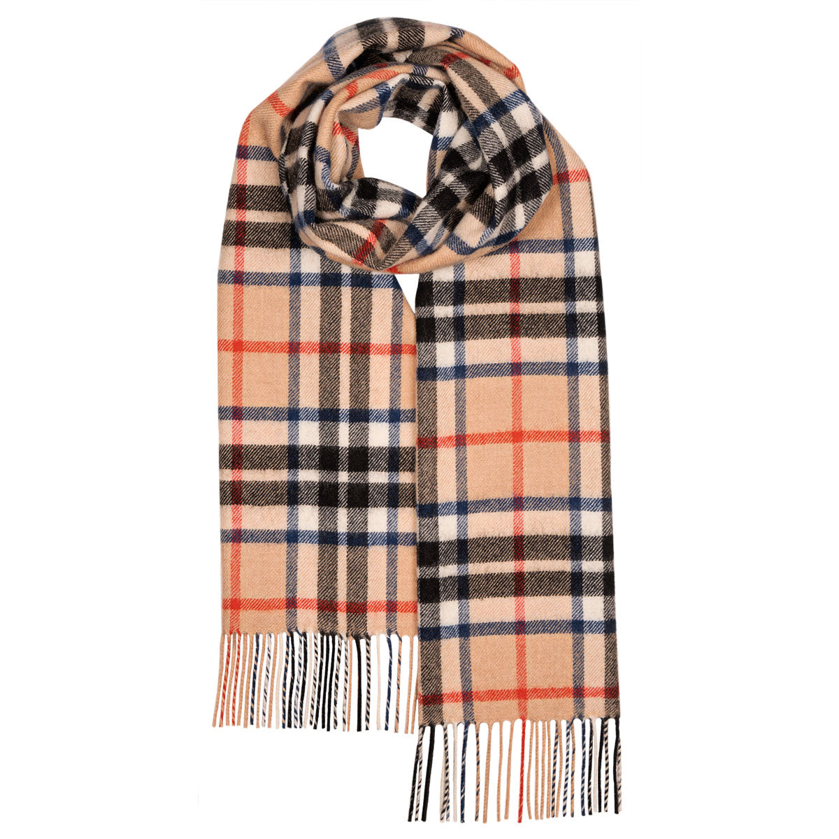 Darwin Schurwolle Schal Thomson Camel Modern