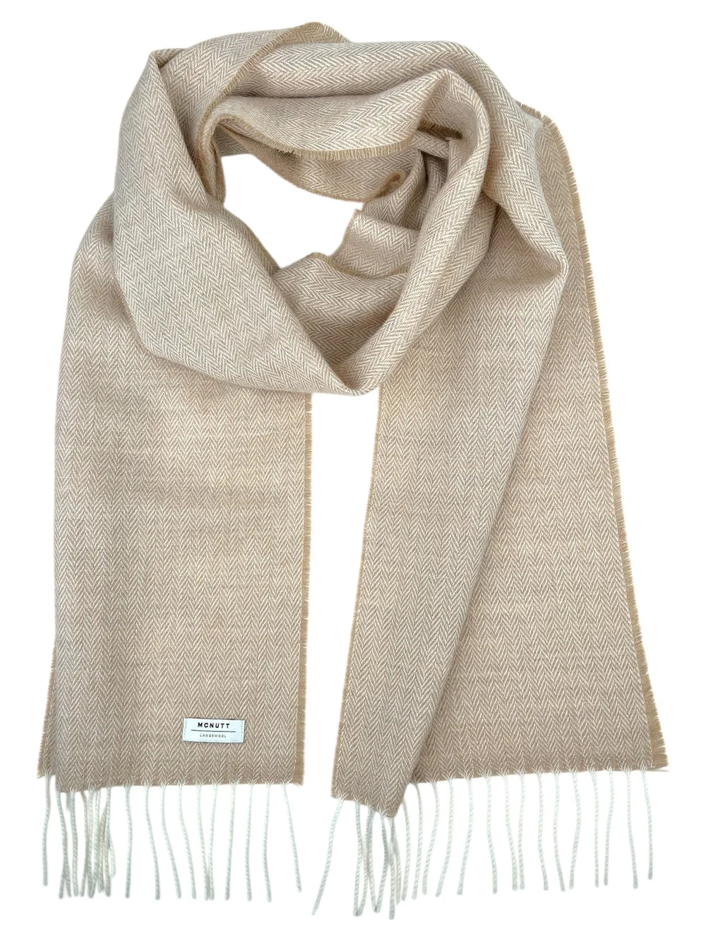 Merino Lambswool Schal Basswood Herringbone