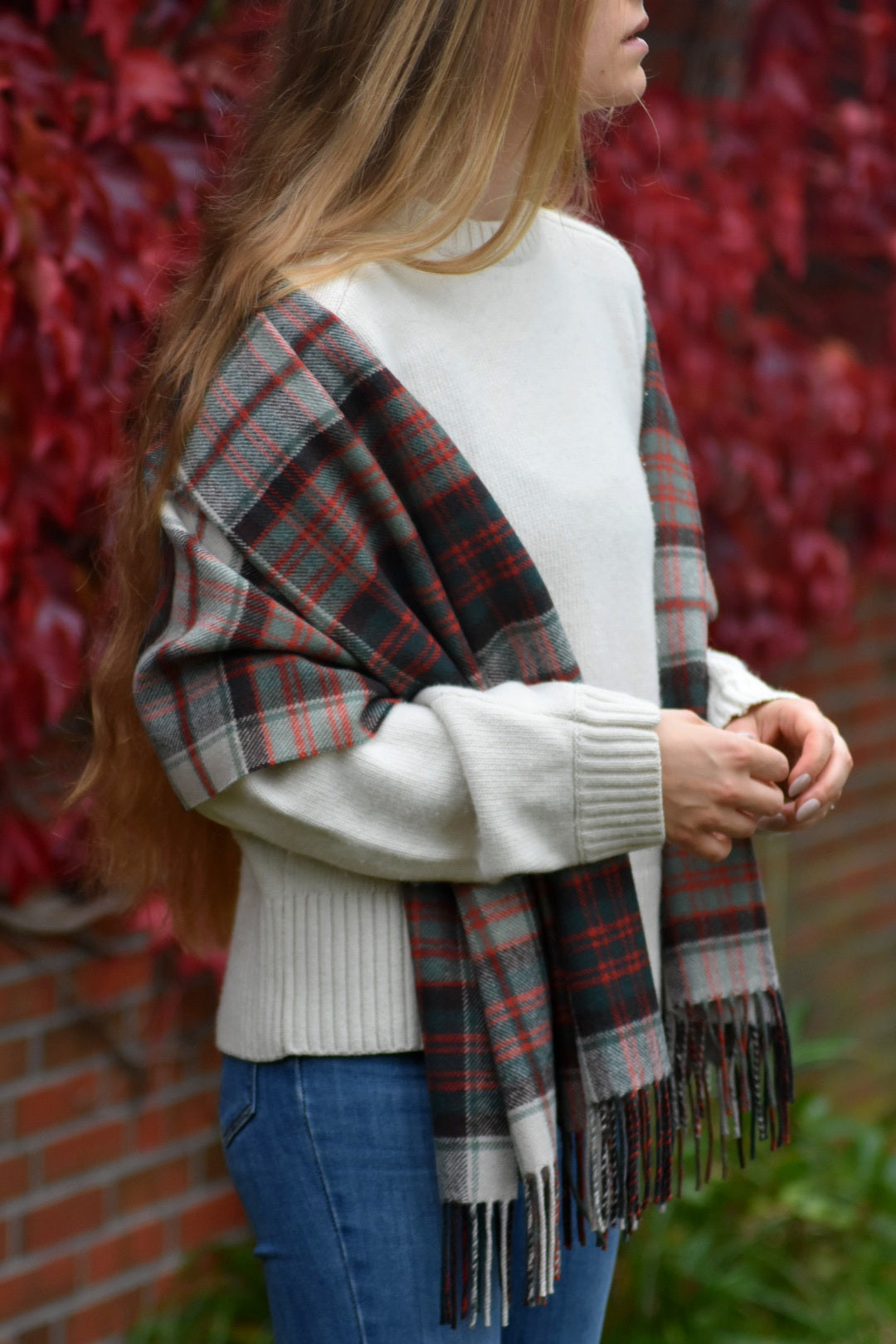 Lambswool Stola Bobbie MacDonald Dress Weathered