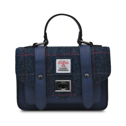 The Mini Satchel Navy Tartan