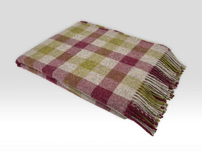 Wolldecke Forever Orchard Plaid – 100 % recycelte Merinowolle