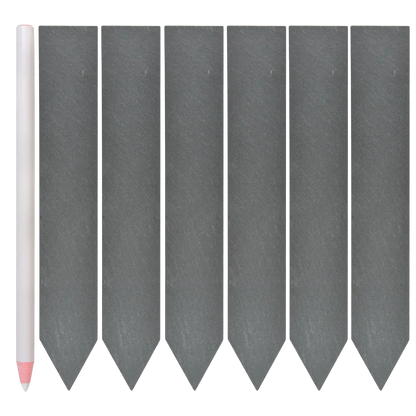 Schiefer Pflanzschild 6er Set