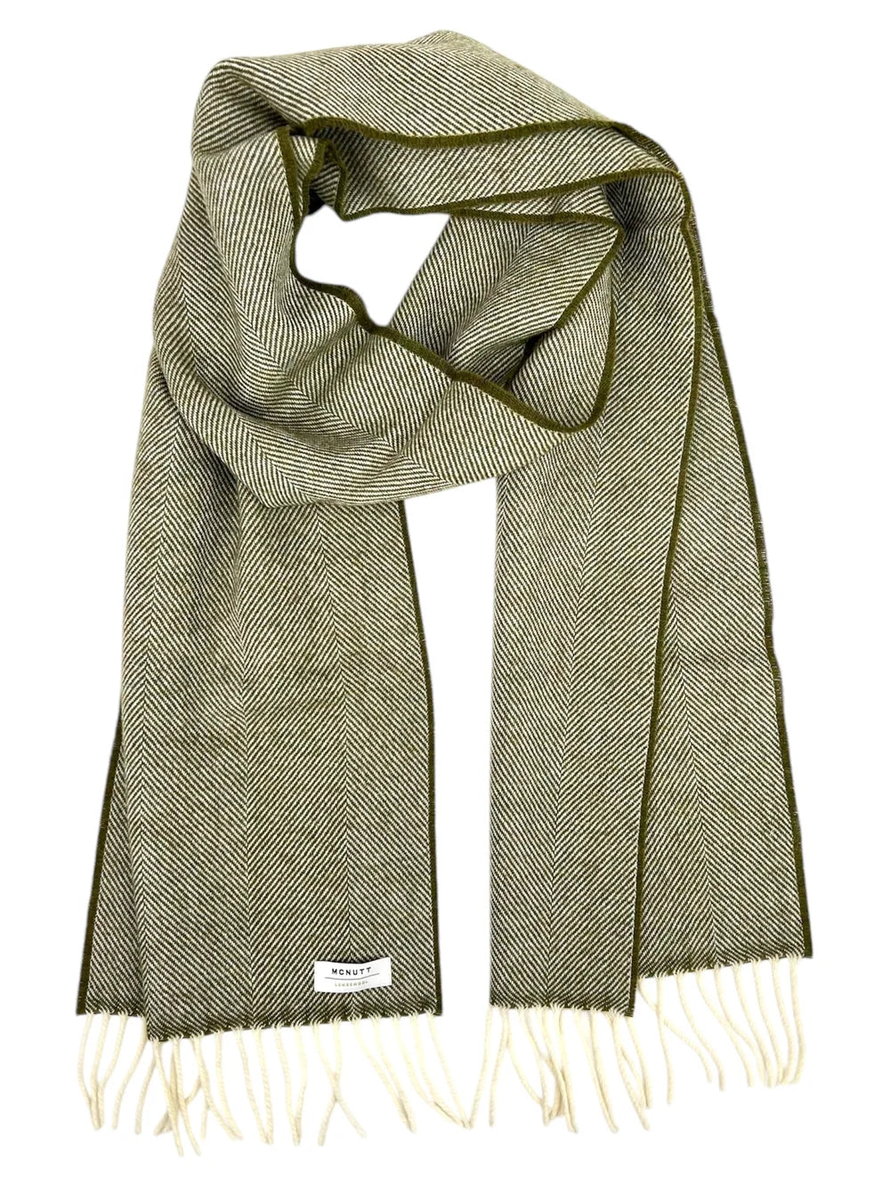 Merino Lambswool Schal Landscape Herringbone
