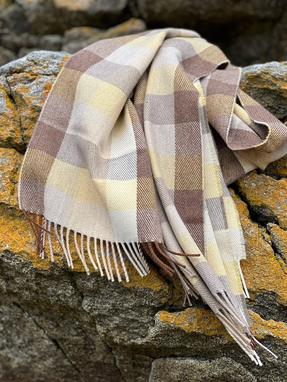 Merino Kaschmir Stola Sandy Dune