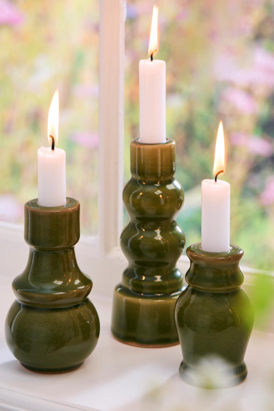 Kerzenhalter Torino grün