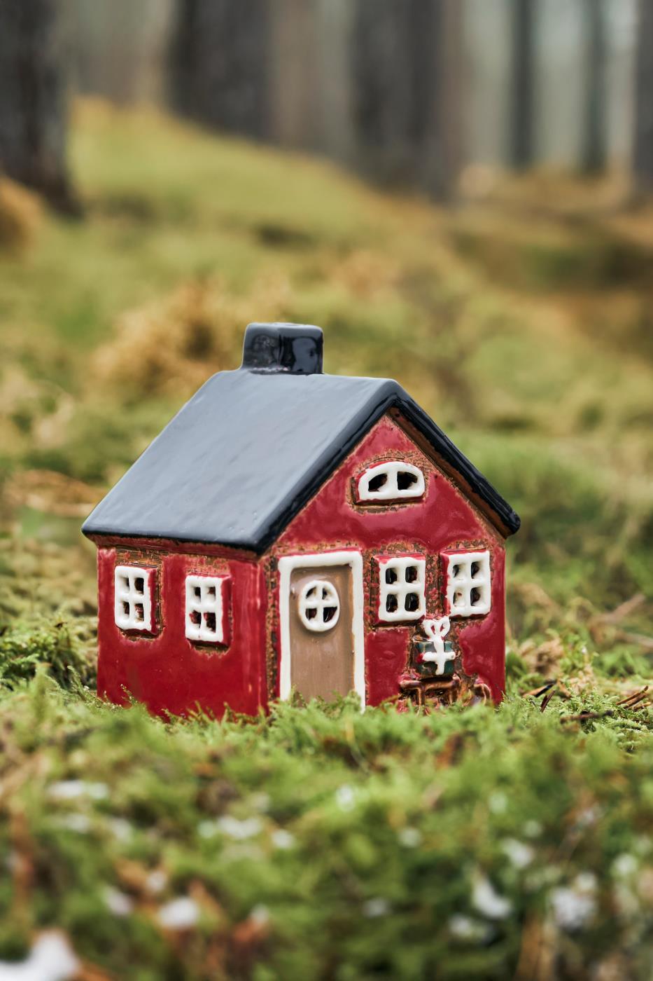 Teelichthaus Stillenat Schlitten mit Geschenken