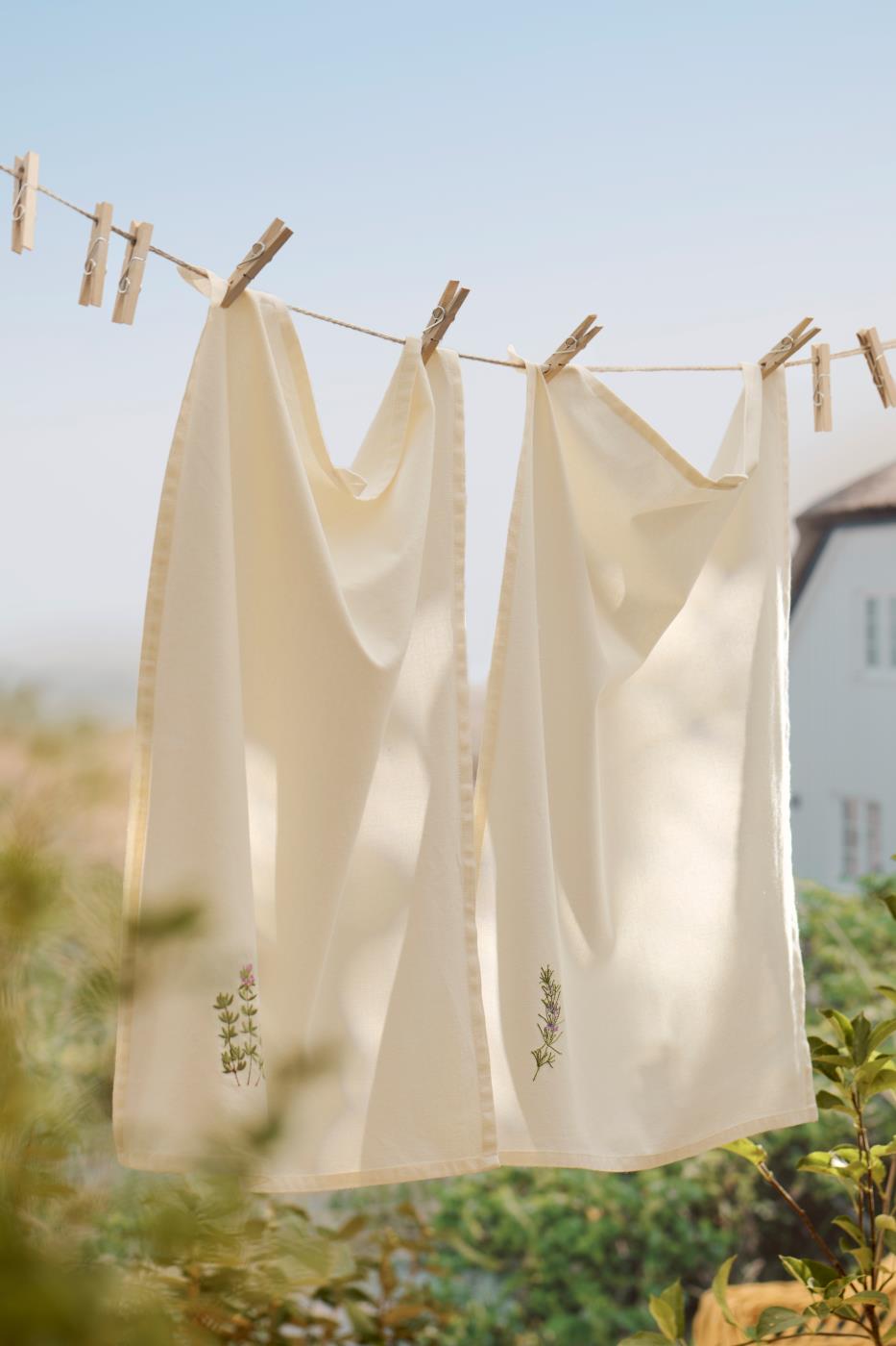 Geschirrtuch Summer Vibes mit Thymian butter cream