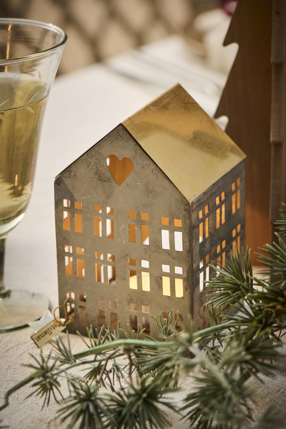 Teelichthaus Stillenat aus Metall - 3 Varianten