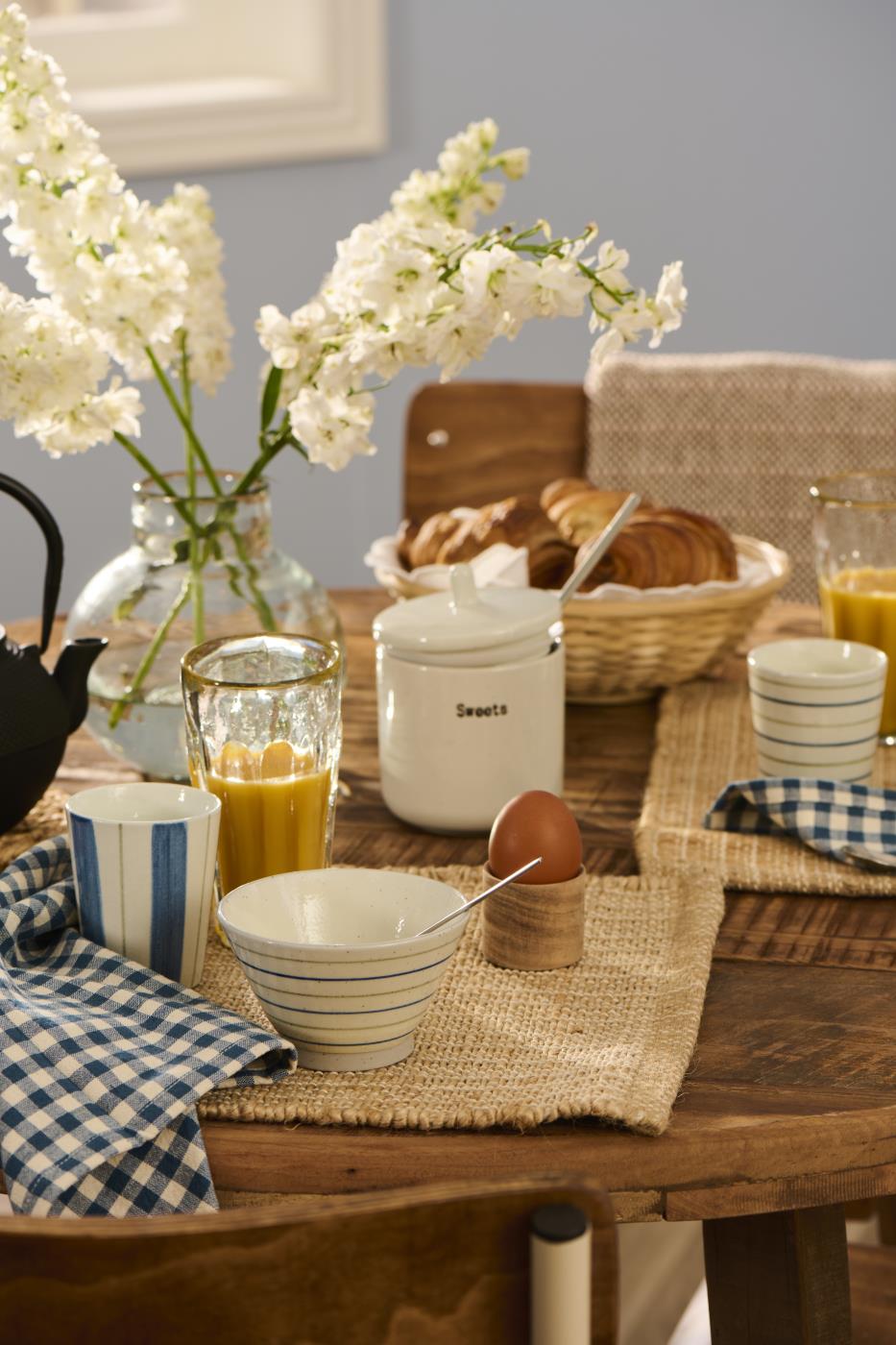 Becher mit Streifen Nordby - 4er Set