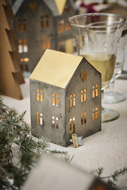 Teelichthaus Stillenat aus Metall - 3 Varianten