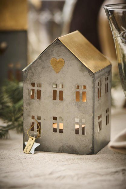 Teelichthaus Stillenat aus Metall - 3 Varianten