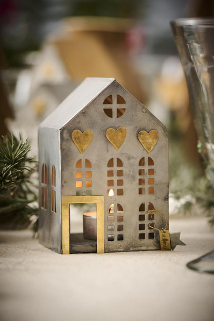 Teelichthaus Stillenat aus Metall - 3 Varianten