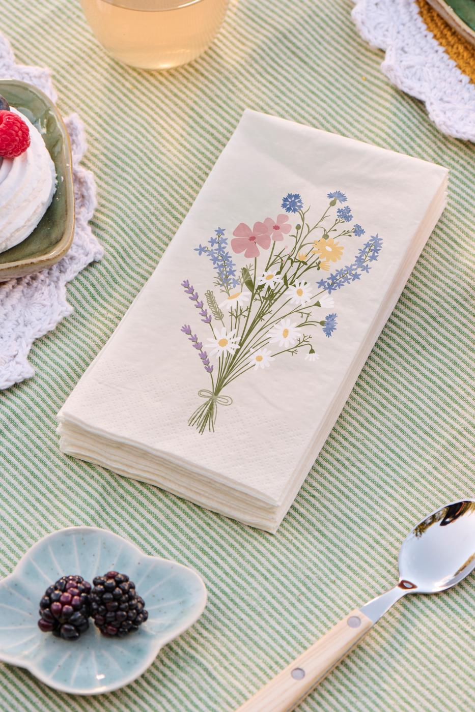 Serviette Sommerstrauß