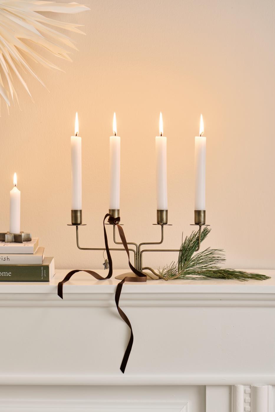 Adventskerzenhalter für 4 Stabkerzen Stylish Christmas
