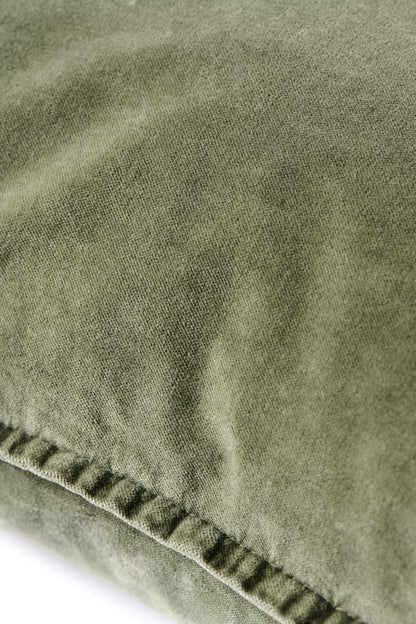 Kissenbezug Velours olive