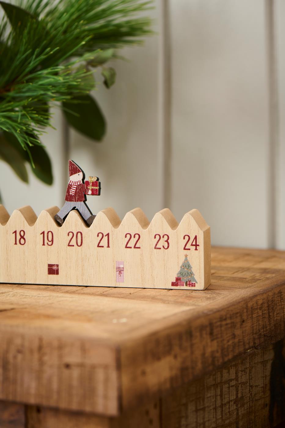 Adventskalender 1-24 Wichtelmännchen mit Weihnachtsgeschenk