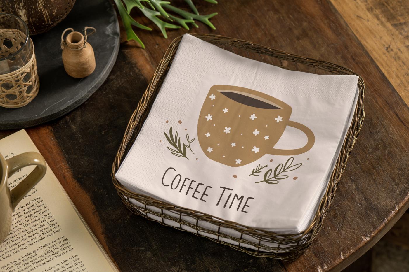 Serviette Coffee Time