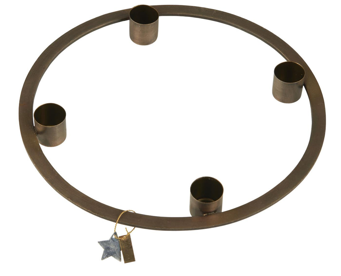 Adventkerzenhalter Stillenat rund