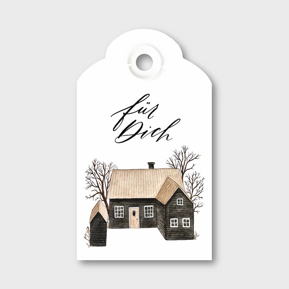 Geschenkanhänger Wintertage