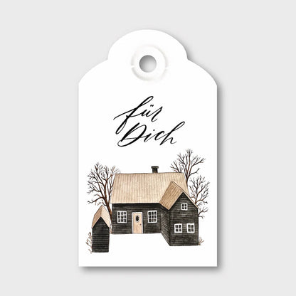 Geschenkanhänger Wintertage
