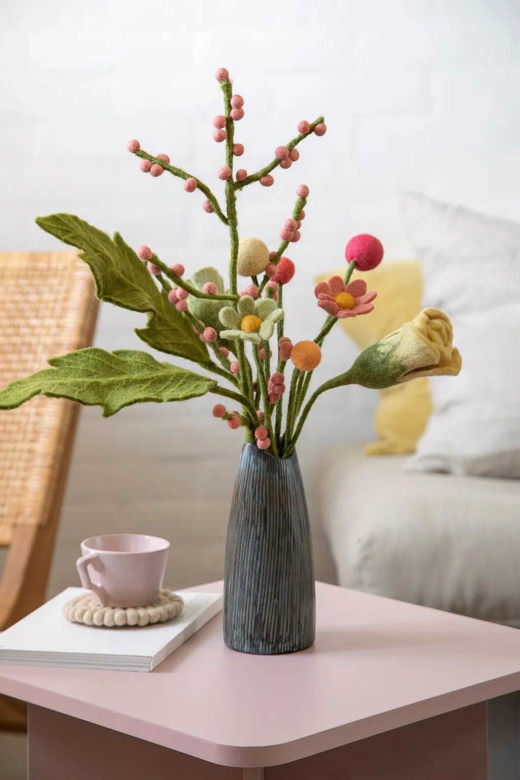 Anemone staubig grün