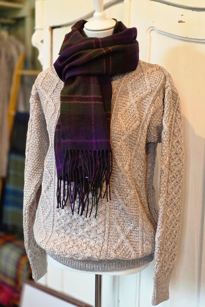 Supersofter Aran Pullover aus Merinowolle – Unisex