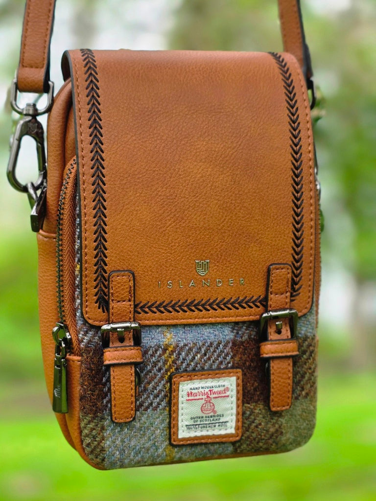 The Baby Jura Crossbody Chestnut Blue
