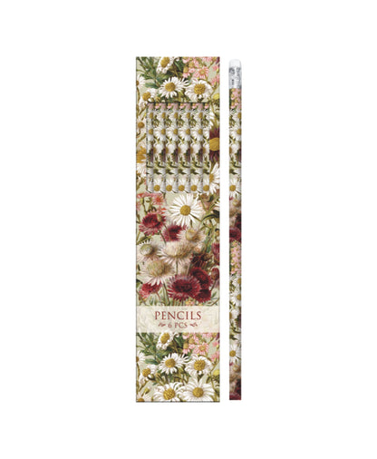 Bleistifte 6er Set – Purple Flowers
