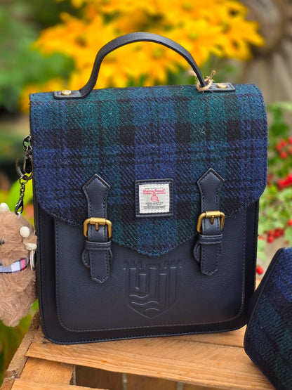 The Calton Backpack Black Watch Tartan