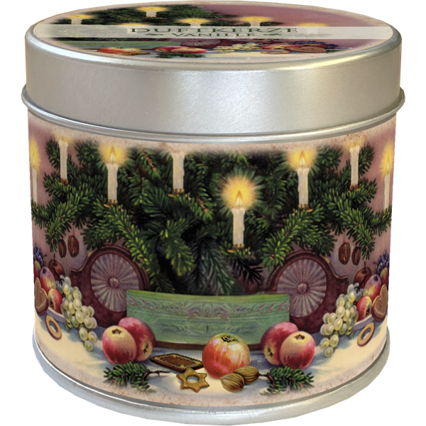Duftkerze Vanille Motiv Weihnachtslichter