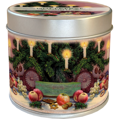 Duftkerze Vanille Motiv Weihnachtslichter