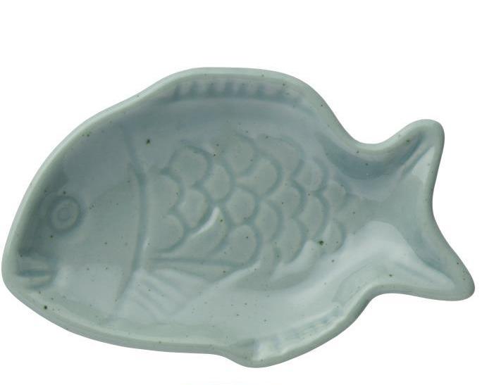 Schale fischförmig in 4 Farben