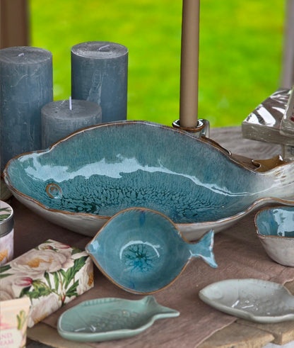 Schale Ocean Blue mini fischförmig