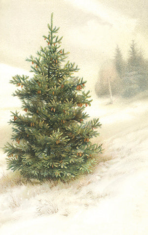 Kleine einseitige Geschenkkarten Weihnachten