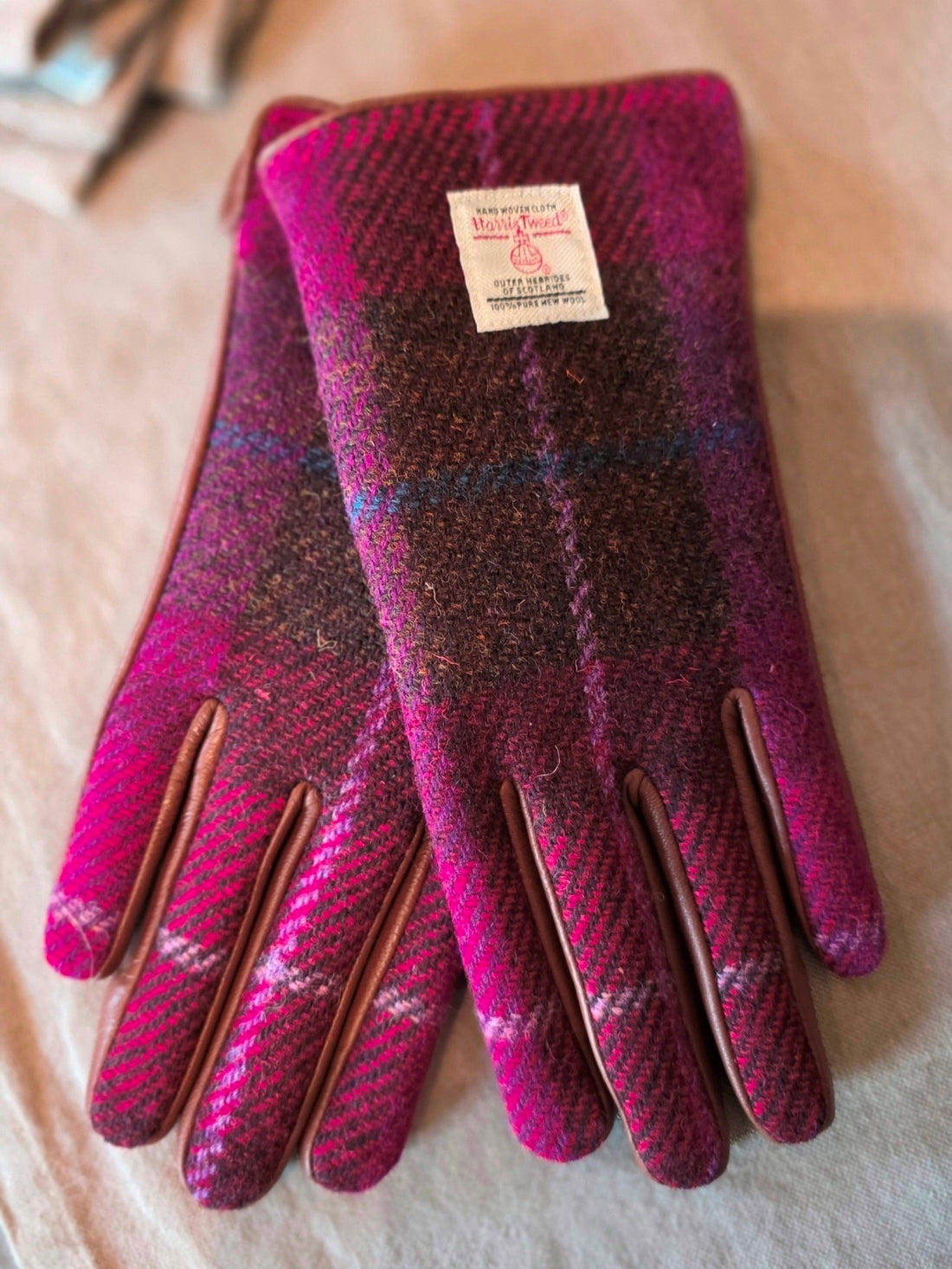 Damenhandschuhe Fuchsia