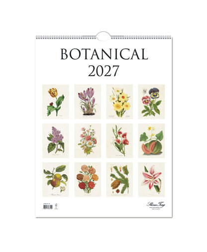 Wandkalender 2027 Vintagedrucke Botanik