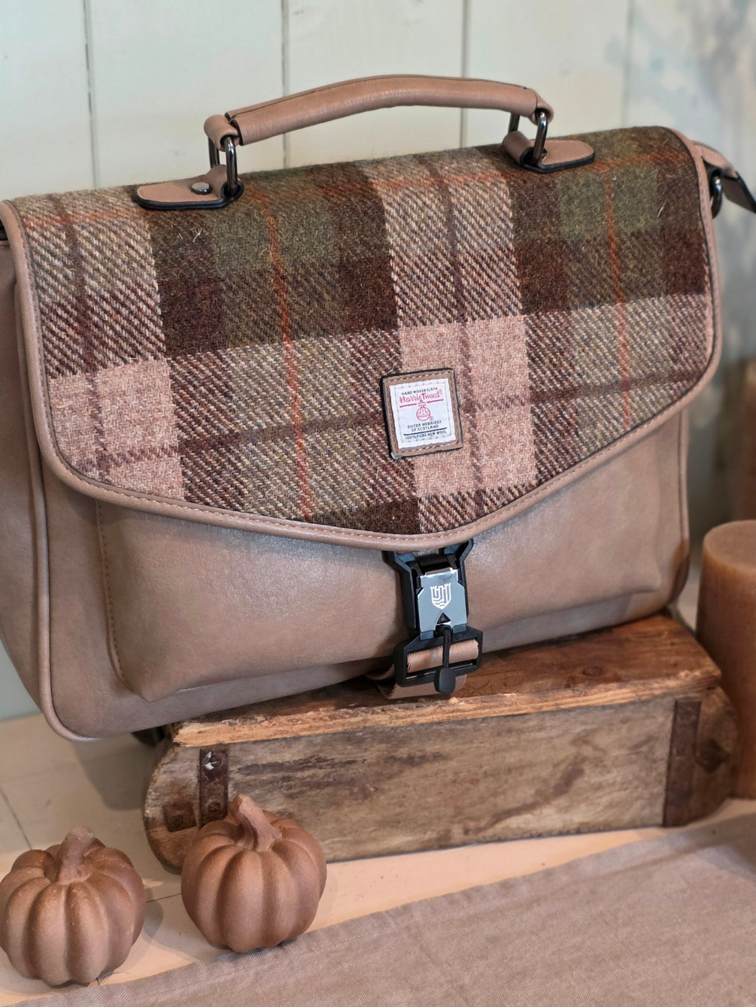 Die Laptop Tasche - Chestnut Tartan