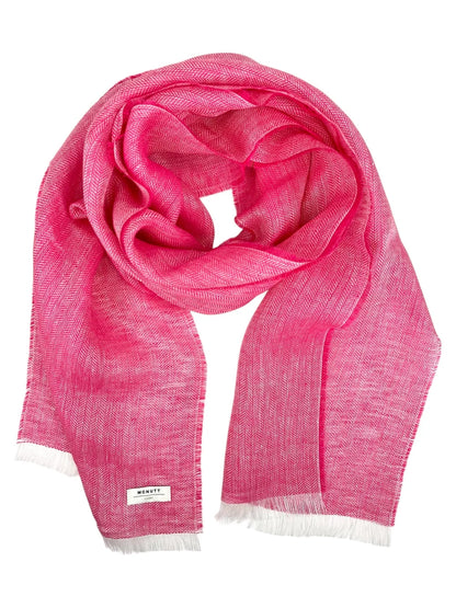 Leinenschal Fuchsia